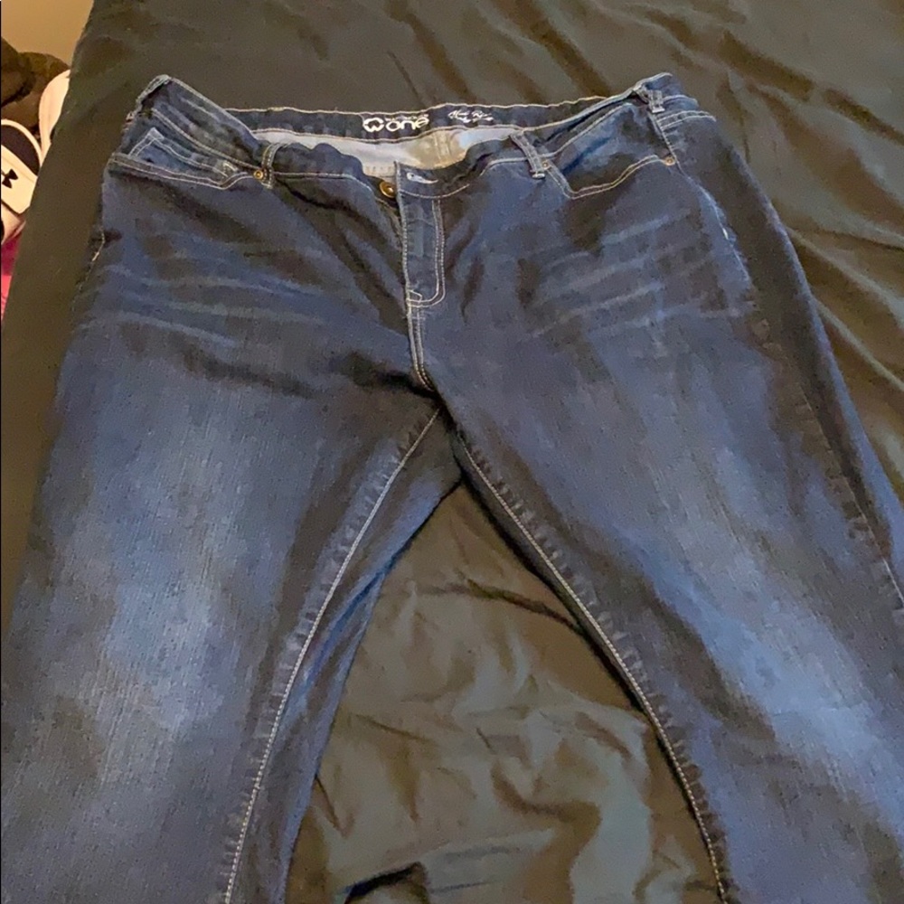 Dark wash jeans